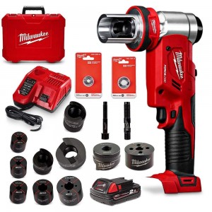 MILWAUKEE 18V 16mm - 63mm Forcelogic 6T Knockout Tool Kit M18HKP-201C