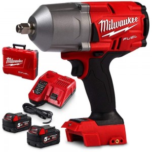 MILWAUKEE 18V FUEL 2x5.0Ah 1/2inch High Torque Impact Wrench Kit M18FHIWF12-502C