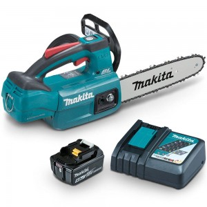 MAKITA 18V Brushless 1 x 5.0Ah 250mm Top Handle Chainsaw Kit DUC254RT