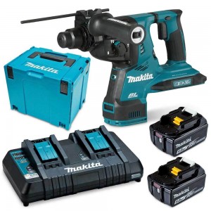 MAKITA 18Vx2 Brushless AWS 2 x 5.0Ah 28mm SDS+ Rotary Hammer Kit DHR282PT2J