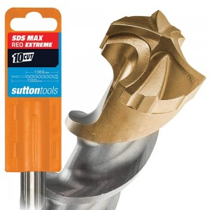 SUTTON 25x1500mm 4-Cut EXTREME SDS-Max TCT Masonry Drill Bit D6492500