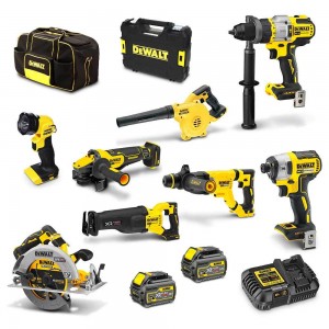 DEWALT 18V/54V 8 Piece FLEXVOLT ADVANTAGE 2 x 6.0Ah Combo Kit DCZ888T2-XE