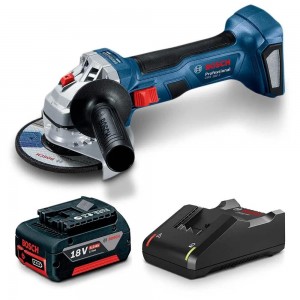 BOSCH 18V Brushless 125mm 1 x 5.0Ah Angle Grinder Kit 0615990M79