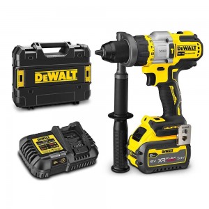 DEWALT 18V XR FLEXVOLT ADVANTAGE 1 x 6.0Ah 13mm Hammer Drill Kit DCD999T1-XE