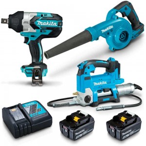 MAKITA 18V Brushless 3 Piece 2 x 5.0Ah Combo Kit DLX3172T