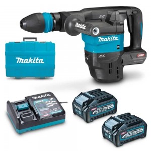 MAKITA 40V Max XGT Brushless 2 x 4.0Ah SDS Max Demolition Hammer Kit HM001GM202