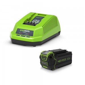 GREENWORKS 40V 4.0Ah Battery and Fast Charger 2931802-Kit