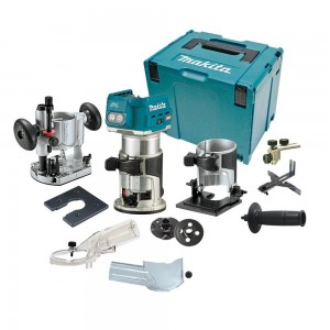 MAKITA 40V Max XGT Brushless 1/4inch Laminate Trimmer with Accessory Kit RT001GZ03