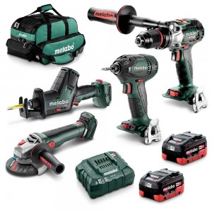 METABO 18V 4 Piece 2 x 5.5Ah Combo Kit AU68402750