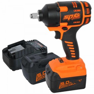SP TOOLS 18V Brushless 1/2inch Drive Impact Wrench Kit SP81134