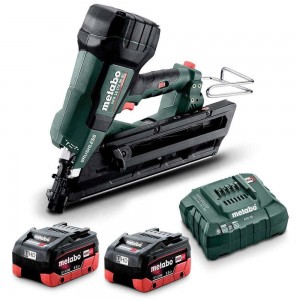 METABO 18V Brushless 2 x 5.5Ah Nail Gun Kit NFR 18 LTX 90 MB 5.5 K AU61209000