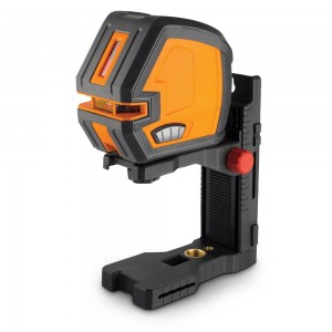 DATUM Red Beam Crossline Laser Level Kit DT1H1V2PRS2