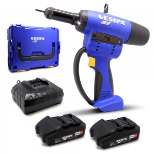 GESIPA Firebird Pro 18V 2 x 2.0Ah Rivet Tool Kit GT-FBPRO-C2