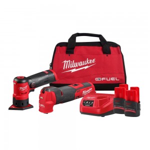 MILWAUKEE 12V FUEL 2 Piece 2 x 2.5Ah Combo Kit Power Pack M12FPP2BW252B