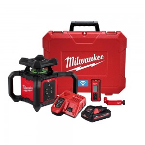 MILWAUKEE 18V Interior Single Slope Rotary Laser 305m (1000') Green Kit M18RL305-301C