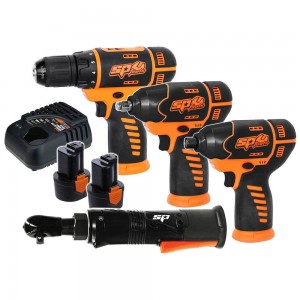 SP TOOLS 12v Super Mechanics - 4 Piece SP82113