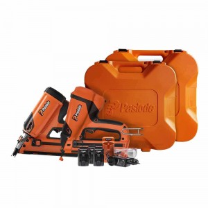 PASLODE 3x 7.4V Pair TrimMaster & FrameMaster Gas Combo Kit with 2x Cases S20516