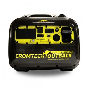 CROMMELINS 2400W Recoil Start Inverter Petrol Generator with 2 X 15A Sockets CTG2500IP