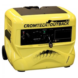 CROMMELINS 4500W E-Start Inverter Petrol Generator with 2 X 15A IP44 Sockets CTG4500I