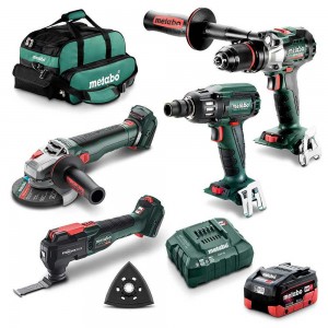 METABO 18V 2 X 5.5AH HD/IW/AG/MT Combo Kit - 4 Piece AU68403700