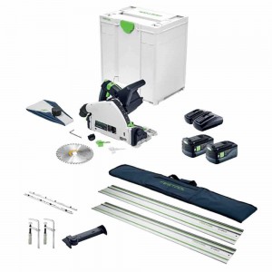 FESTOOL 18Vx2 Brushless 2 x 5.0Ah 160mm Plunge Saw Set F28110