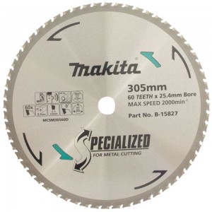 MAKITA 305mm 60T TCT Circular Saw Blade for Metal Cutting - SPECIALIZED