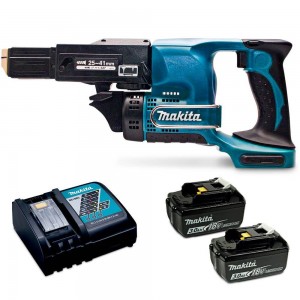 MAKITA 18V 2 x 3.0Ah Drywall Screwdriver Kit DFR450RFEX