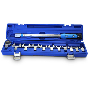 WARREN & BROWN 1/2inch Detachable Head Screen Torque Wrench Kit (12PC SET) 40-200NM