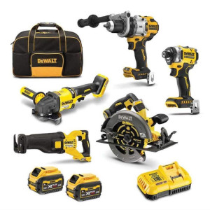 DEWALT 18V/54V Brushless 5 Piece 2 x 6.0Ah Combo Kit DCZ507T2-XE