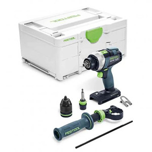 FESTOOL TDC 18V Cordless 4 Speed Drill 5.0Ah Bluetooth Set in Systainer 578285