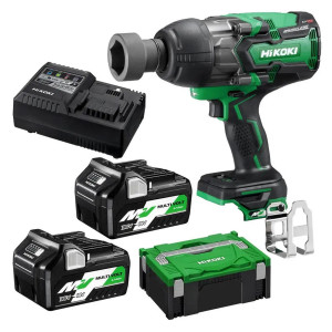 HIKOKI 36V MULTIVOLT 2 x 2.5Ah/5.0Ah 3/4 Impact Wrench WR36DA(HRZ)