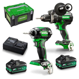 HiKOKI 36V Brushless 2 Piece 2 x 2.5/5.0Ah Combo Kit KC36DC(TMZ)