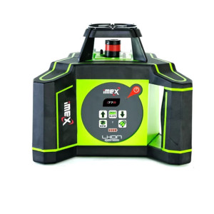 IMEX 600m Red Beam Rotary Laser Level with mm-Receiver 012-I88R
