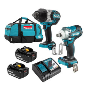 MAKITA 18V Brushless 2 Piece 2 x 6.0Ah Combo Kit DLX2374GX1