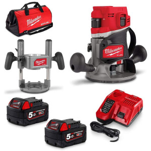 MILWAUKEE 18V FUEL 2 x 5.0Ah 1/2inch Router Kit M18FR12502B