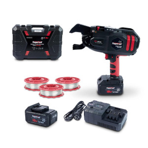 RAPIDTOOL 18V 2 x 4.0AH 60mm Rebar Tying Tool Kit w/ 1000 Coils TWG-1000B